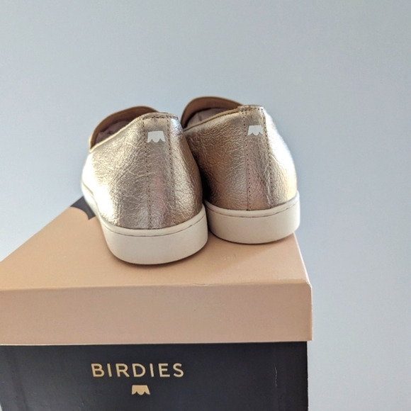 Brand New Birdies "The Swift" Gold Slip on Sneakers; 9.5 womens - Picture 2 of 4